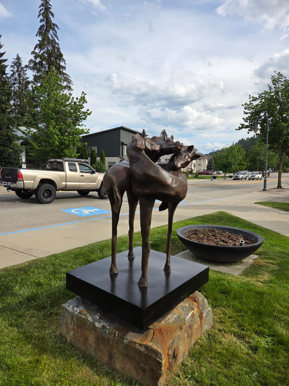 Public Art One Pulse, in Castlegar